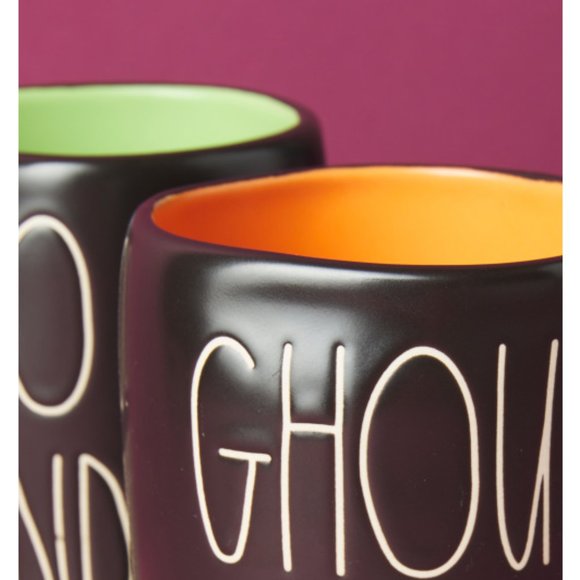 RAE DUNN 2pk Boo Friend And Ghoul Friend Mug Set - Picture 2 of 2